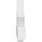 Ekena Millwork Kennewick Architectural Grade PVC Gable Bracket, 84"W x 21"H x 4"D x 6"F, 6/12 Pitch GBP084X21X0406KEN00 - alternate 5